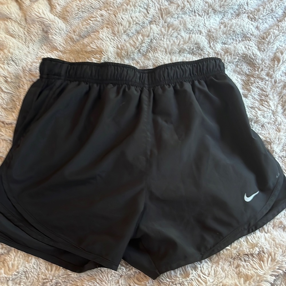 black nike shorts